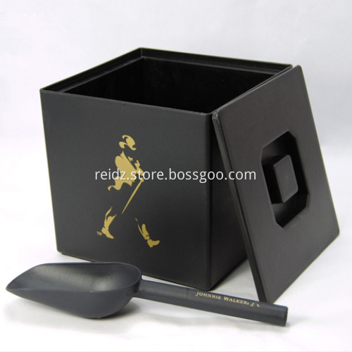 Plastic cube shape wine cooler bucket